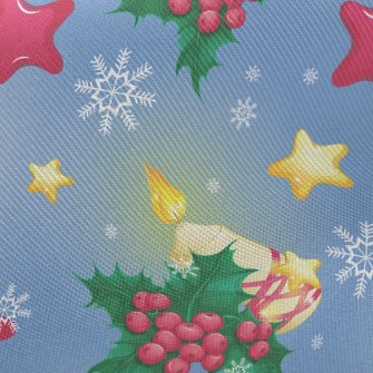 Christmas Star Candlelight Twill