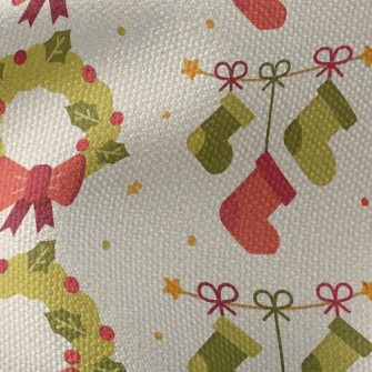 Christmas Decoration Wreath Waterproof Canvas