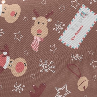 Elk Letter To Santa Claus Twill