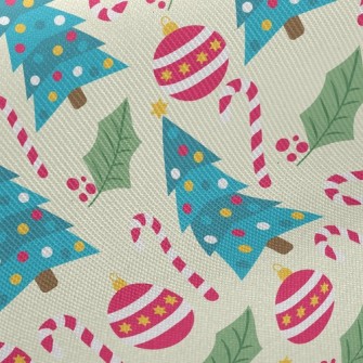 Candy Cane Christmas Tree Twill
