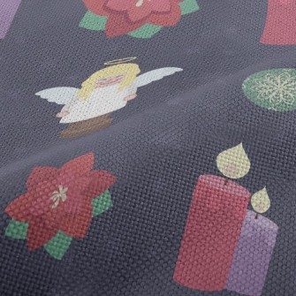Christmas Red Angel Decoration Performance Linen