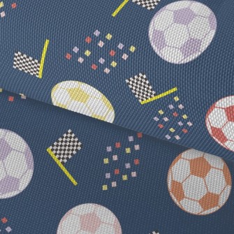 Classic Colorful Football Waterproof Oxford