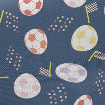 Classic Colorful Football Twill