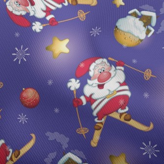 Santa Skiing Dobby