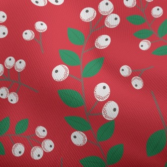 Plum Fruit Leaves Dobby