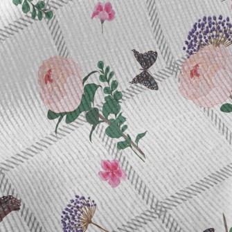 Beautiful Flowers And Butterfl Standard Corduroy