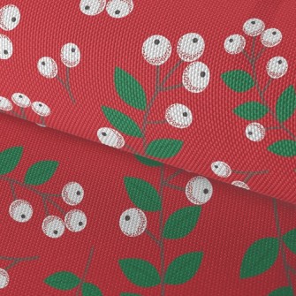 Plum Fruit Leaves Waterproof Oxford