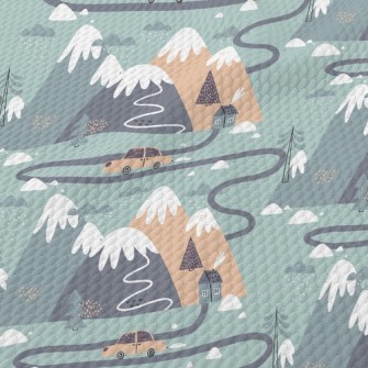 Tourist Mountain Trail Birdseye Piqué