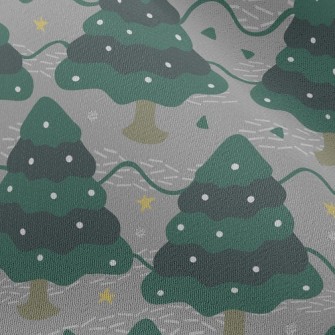 Dotted Christmas Tree Chiffon