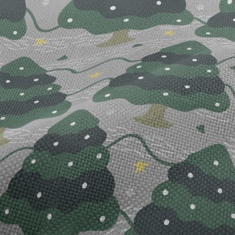 Dotted Christmas Tree Performance Linen