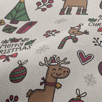 Cartoon Merry Christmas Performance Linen