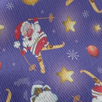 Santa Skiing Standard Corduroy