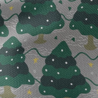 Dotted Christmas Tree Waterproof Canvas