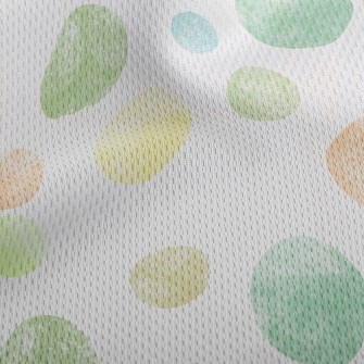 Mottled Big Dots Athletic Mesh Flat Back