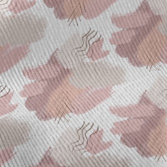 Watercolor Abstract Lines Standard Corduroy