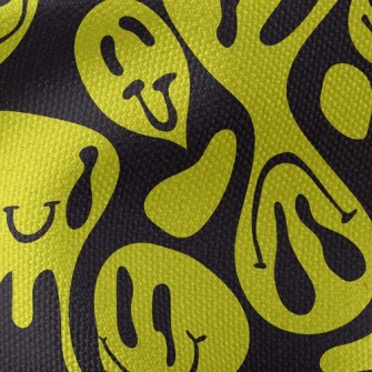 Big Twisted Smiley Face Waterproof Canvas