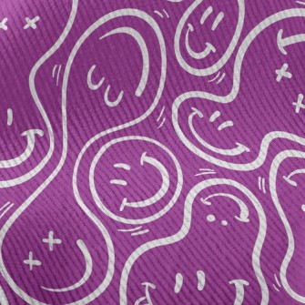 Distorted Smiley Face Standard Corduroy