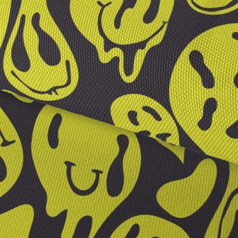 Big Twisted Smiley Face Waterproof Oxford