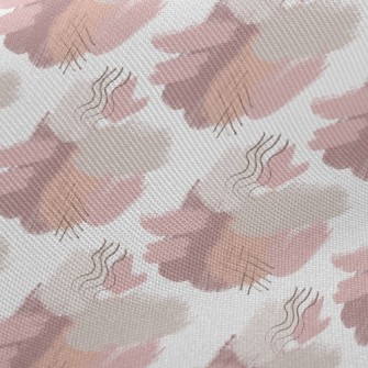 Watercolor Abstract Lines Twill