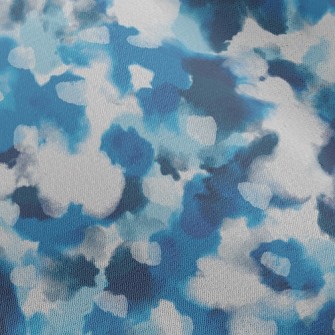 Watercolor Drip Abstract Chiffon