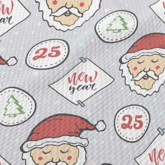 December Christmas Birdseye Piqué