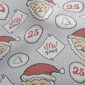 December Christmas Athletic Mesh Flat Back