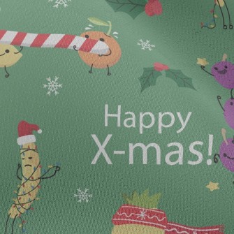 Fruit Family Celebrates Christ Chiffon