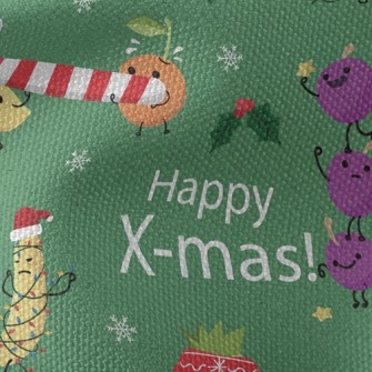 Fruit Family Celebrates Christ Waterproof Canvas