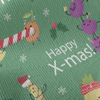 Fruit Family Celebrates Christ Standard Corduroy