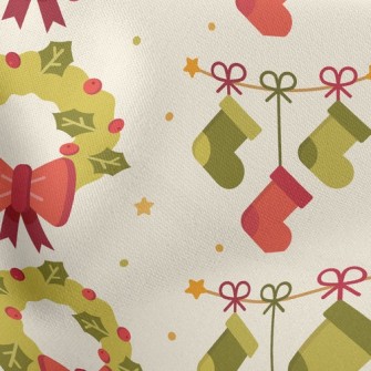 Christmas Decoration Wreath Stretch Ponte