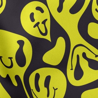 Big Twisted Smiley Face Stretch Ponte