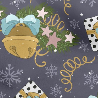 Ornate Decorative Bells Micro Fleece