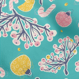 Special Bulb Japanese Flower Micro Fleece