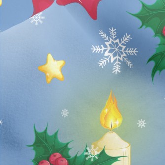 Christmas Star Candlelight Micro Fleece