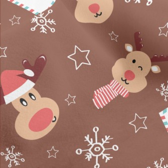 Elk Letter To Santa Claus Micro Fleece