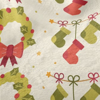 Christmas Decoration Wreath Minky