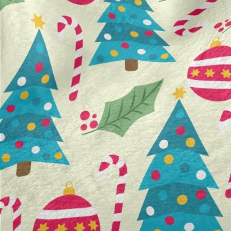 Candy Cane Christmas Tree Minky