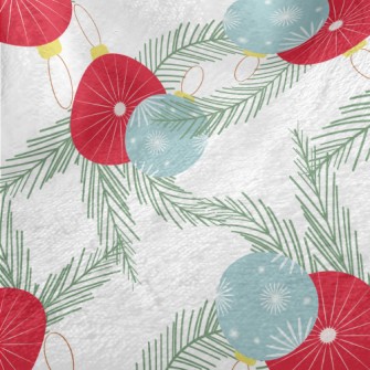 Two-color Christmas Balls Minky