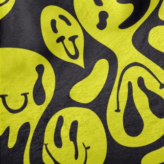 Big Twisted Smiley Face Minky