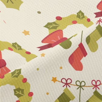 Christmas Decoration Wreath Piqué