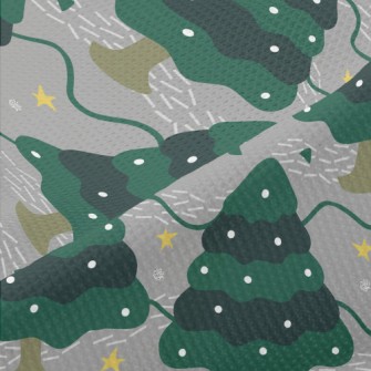 Dotted Christmas Tree Piqué