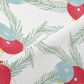 Two-color Christmas Balls Piqué