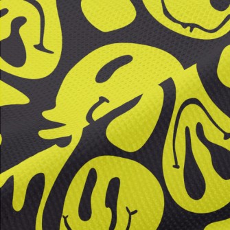 Big Twisted Smiley Face Piqué