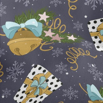 Ornate Decorative Bells Lightweight Performance Linen