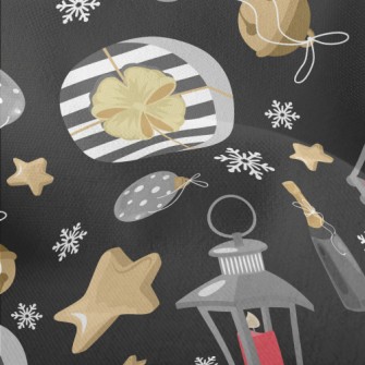 Christmas Candle Gift Lightweight Performance Linen