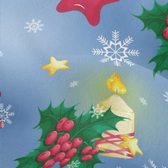 Christmas Star Candlelight Lightweight Performance Linen