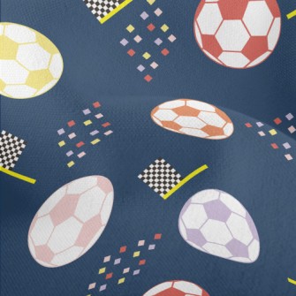 Classic Colorful Football Lightweight Performance Linen