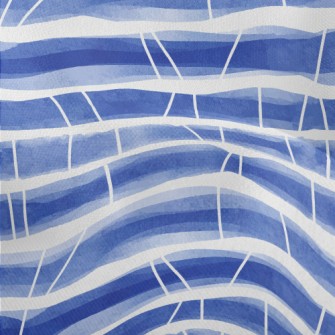 Sfumato Watercolor Abstract Lightweight Performance Linen