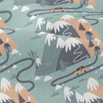 Tourist Mountain Trail Modern Jersey