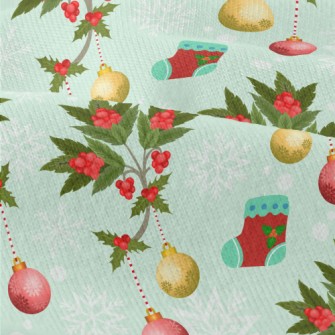 Christmas Red Hanging Ornament Modern Jersey